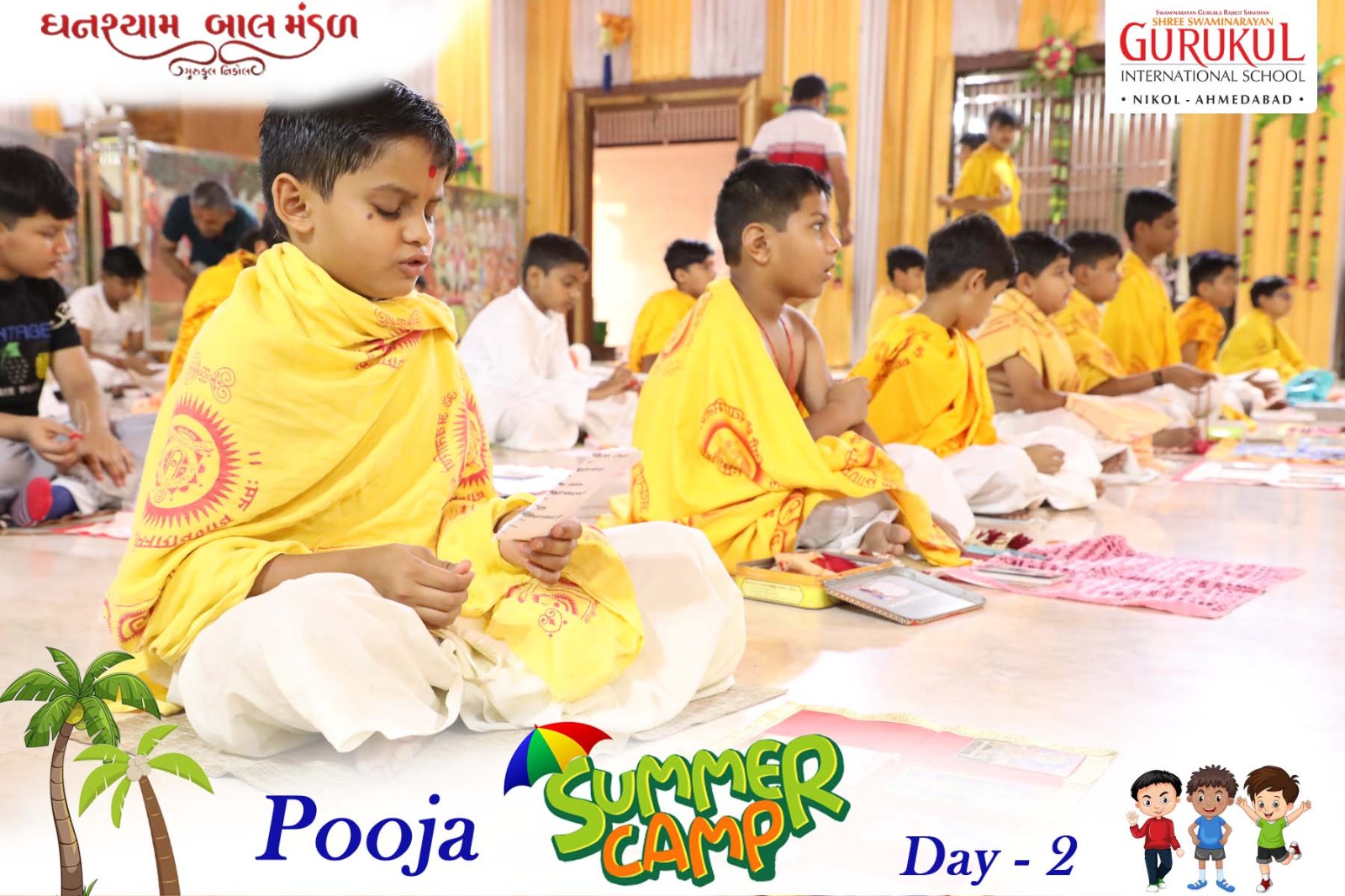 Kids Doing Morning Prayer